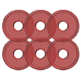 KC HiLiTES Cyclone V2 LED Replacement Lens - Red - Pack of 6
