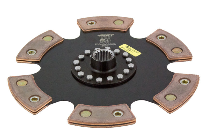 ACT 2003 Dodge Neon 6 Pad Rigid Race Disc - High Performance Ceramic Friction for Enhanced Clutch Engagement