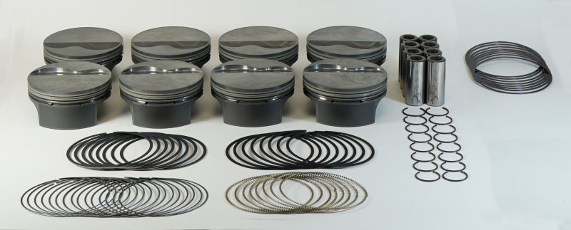 Mahle MS Piston Set for GM LS 408ci with 4.030-inch Bore and 6.125-inch Rod