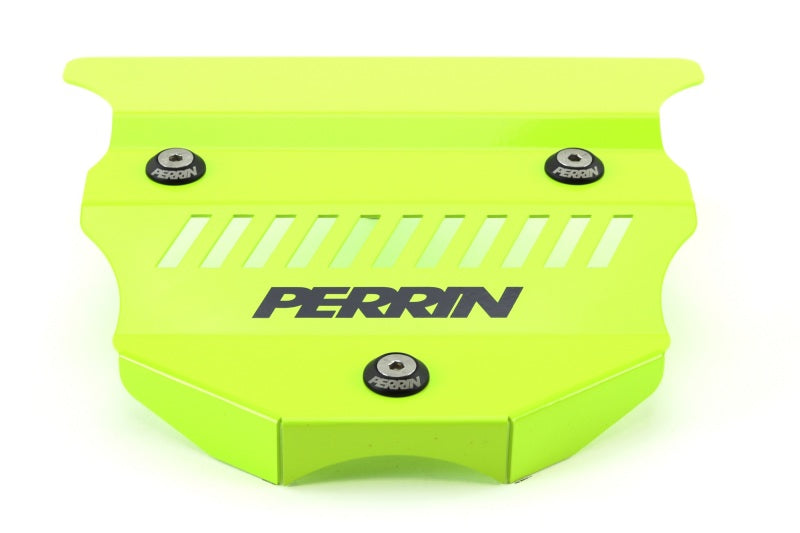 Perrin Performance Neon Yellow Engine Cover for 2022-2025 Subaru BRZ and Toyota GR86 - Part PSP-ENG-162NY