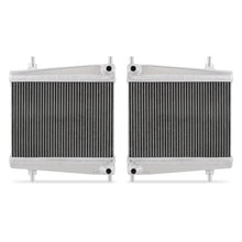 Load image into Gallery viewer, Mishimoto 2020+ Toyota Supra Aluminum Auxiliary Radiators - Full Aluminum, TIG-Welded, 30% Larger Core for Enhanced Cooling