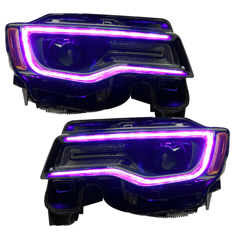 Oracle Lighting Dynamic ColorSHIFT RGB Headlight DRL Kit for Jeep Grand Cherokee