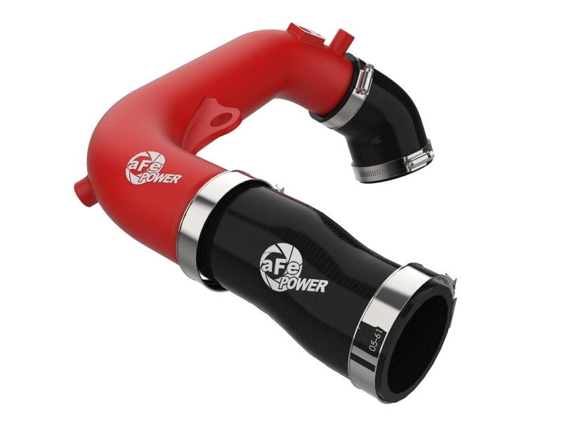 aFe BladeRunner 2-1/2 Inch Aluminum Hot Charge Pipe for Jeep Wrangler JL 2.0L Turbo - Red