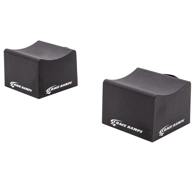 Race Ramps 10-inch High Supercar Wheel Cribs (Extra Wide) for Automotive Service