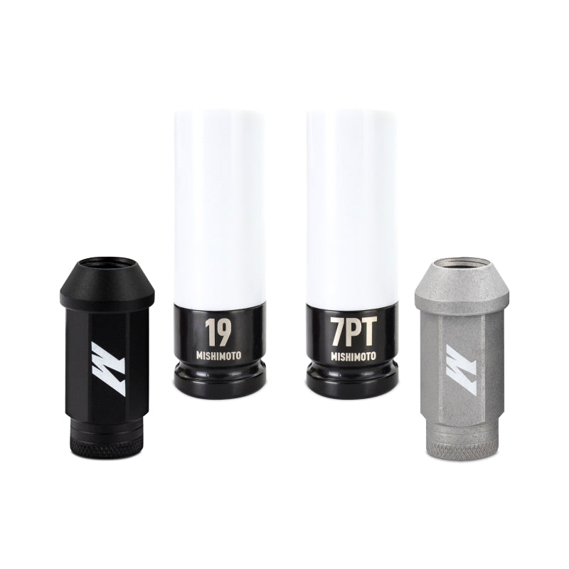 Mishimoto Steel Locking Lug Nuts M14x1.5 24-Piece Set, Silver – MMLG-M14-24LSL