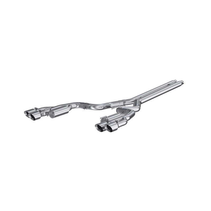 MBRP Armor Pro Series 3-inch Cat Back Exhaust System for 2018-2022 Ford Mustang GT with Quad Tips