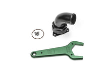 Load image into Gallery viewer, Radium Engineering FCST-X 3-Bolt Remote Mount Fill Neck with 24AN Elbow and 1.5-inch Barb