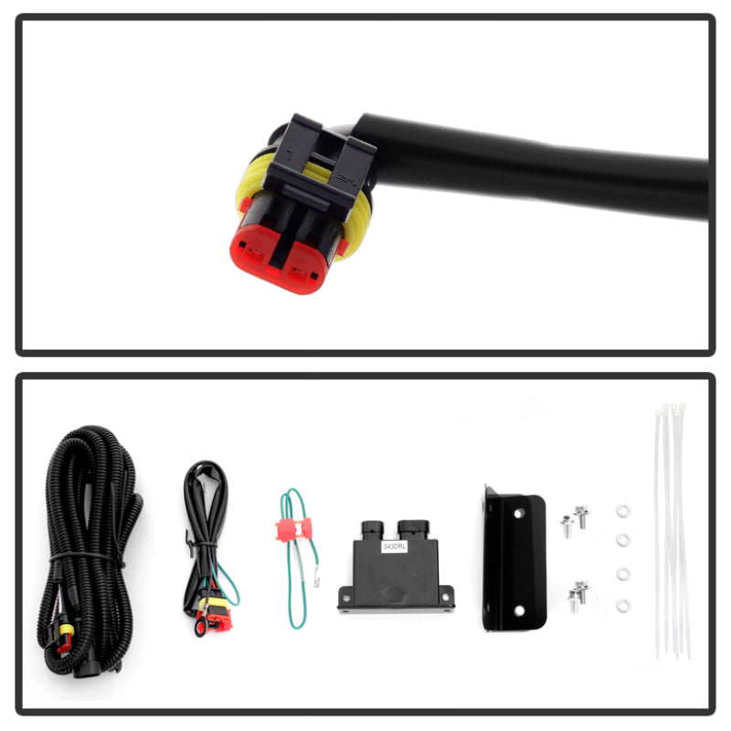 Spyder Toyota Tundra 2014-2016 Daytime LED Running Lights System - Black FL-DRL-TTU2014-BK