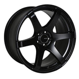 Enkei T6S 18x8.5 Matte Black Wheel with 35mm Offset, 5x114.3 Bolt Pattern - Part Number enk485-885-6535BK