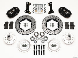 Wilwood Forged Dynalite Front Brake Kit 11-inch for GM 1967-1969 Camaro and 1964-1974 A-Body Vehicles, Part Number Wil140-10996-D