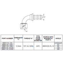 Load image into Gallery viewer, Mishimoto 90 Degree Push Lock Fitting - 10AN for Automotive Coolers and Lines