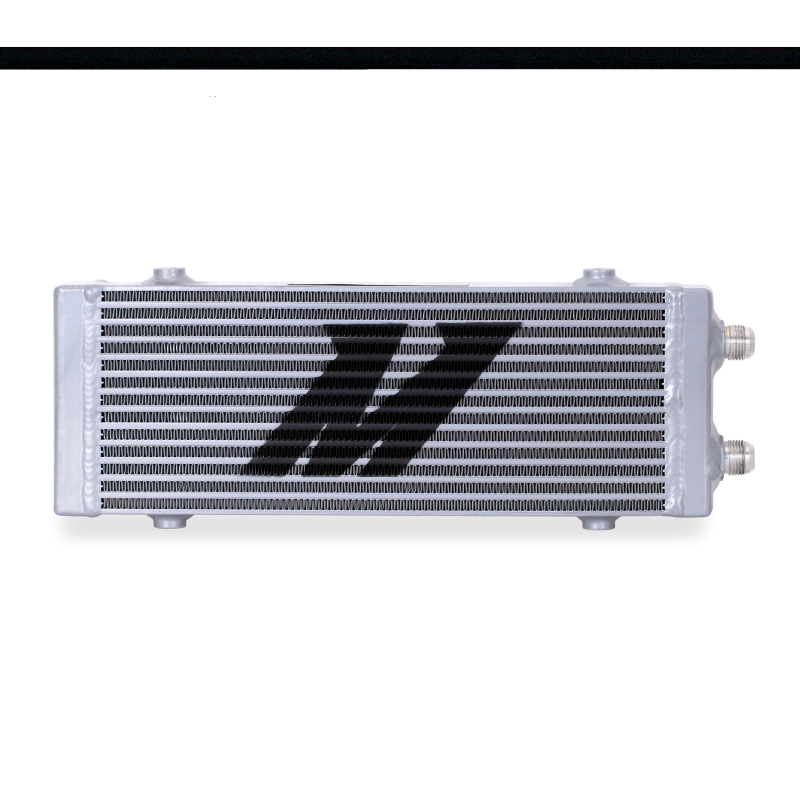 Mishimoto Universal Medium Bar and Plate Dual Pass Silver Oil Cooler for Ford Mustang