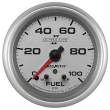 Load image into Gallery viewer, AutoMeter Ultra-Lite II 2 5/8 inch 0-100 PSI Digital Fuel Pressure Gauge