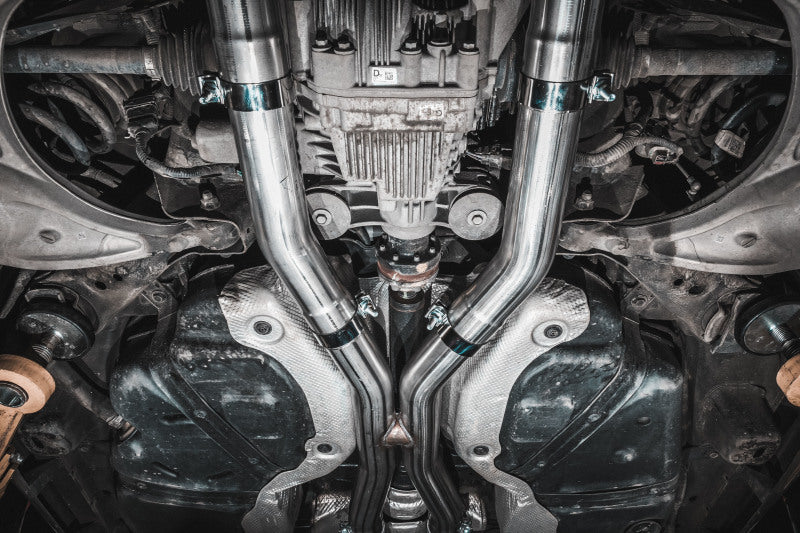 MBRP Armor Pro Series Cat Back Exhaust System for Dodge Durango 2018-2024 with Dual Rear Exit and Carbon Fiber Tips