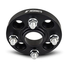 Load image into Gallery viewer, Mishimoto 4x100 Wheel Spacers for Honda Civic and Prelude – 15mm Thickness, Black Anodized, M12x1.5 Studs