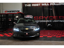 Load image into Gallery viewer, Spyder Chevy Cruze 2011-2014 Projector Headlights with LED Halo and DRL - Black, Part Number PRO-YD-CCRZ11-DRL-BK