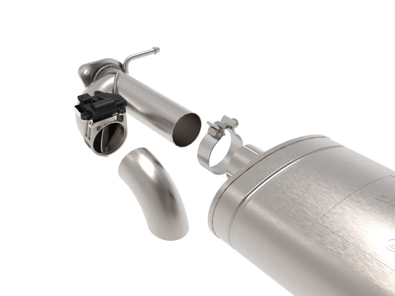 aFe Gemini XV 3-inch 304 Stainless Steel Cat-Back Exhaust System with Cut-Out for Ram 1500 2019-2021 V8 5.7L HEMI