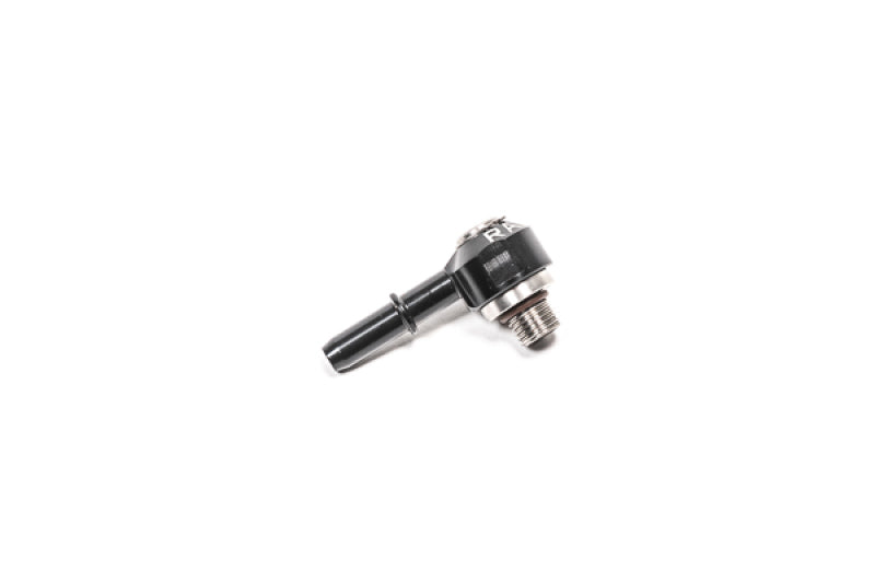 Radium Engineering 4AN ORB Swivel Banjo Fitting with 5/16in SAE Male Quick Connect