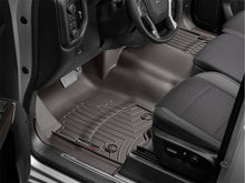 Load image into Gallery viewer, WeatherTech DigitalFit FloorLiner for 2019 Chevrolet Silverado 1500 and GMC Sierra 1500 - Front Over The Hump in Cocoa