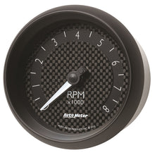 Load image into Gallery viewer, AutoMeter GT Series 3-3/8 Inch In-Dash 8,000 RPM Tachometer with White LED Lighting