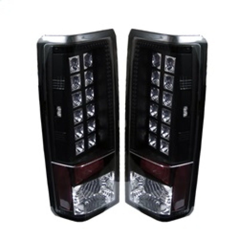 Spyder Chevy Astro and GMC Safari LED Tail Lights in Black - Part Number ALT-YD-CAS85-LED-BK