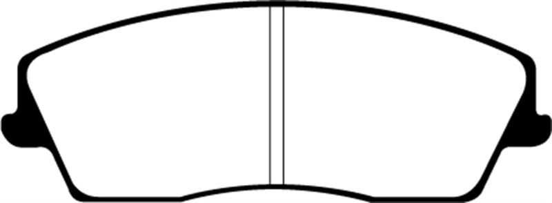 EBC Redstuff Ceramic Low Dust Front Brake Pads for Chrysler 300 & Dodge Magnum (Part No. EBCDP31723C)