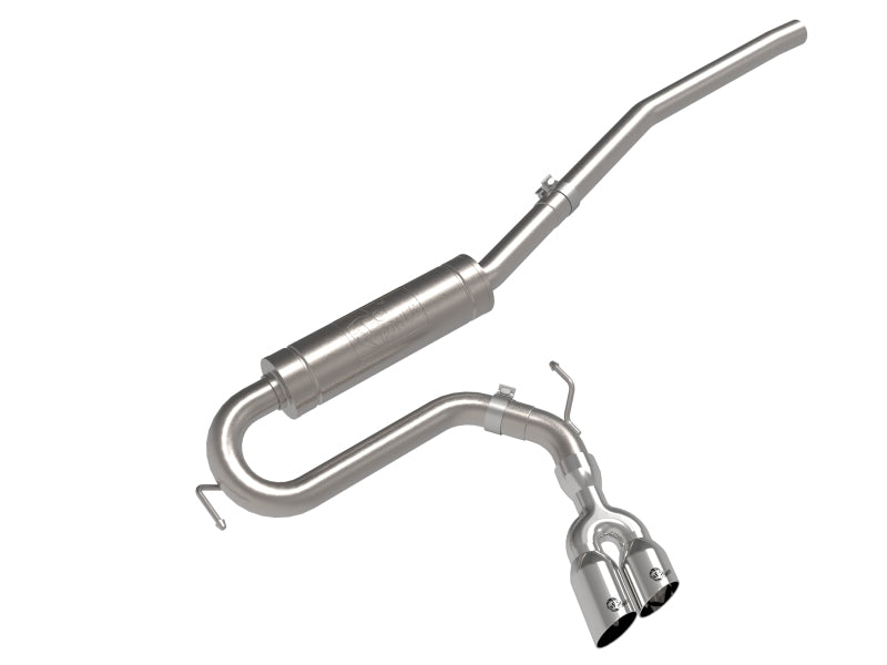 aFe Rebel Series 2-1/2 Inch Stainless Steel Cat-Back Exhaust System for Ford Maverick 2022-2023