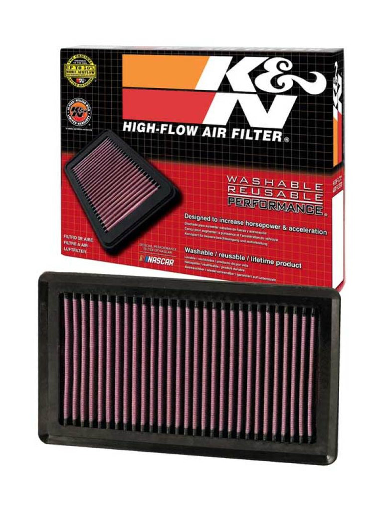 K&N Engineering 33-2375 High-Flow Drop-In Air Filter for Nissan Versa and Cube 2007-2009