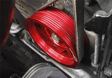 Load image into Gallery viewer, Perrin Performance Red Lightened Crank Pulley for Subaru Impreza, WRX, and STI (2002-2021)