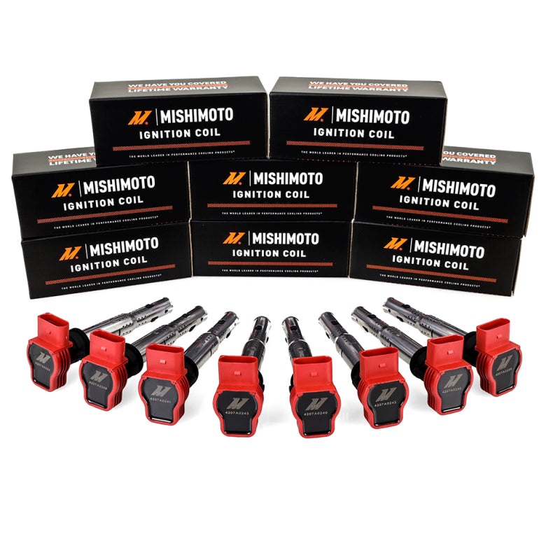 Mishimoto VW/Audi 06-08 Four Cylinder Ignition Coil Set - High-Performance Replacement for Turbocharged Engines