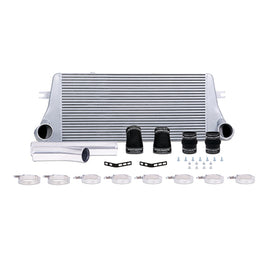 Mishimoto 94-02 Dodge Ram 2500 5.9L Cummins Intercooler Kit with Polished Aluminum Pipes – Silver