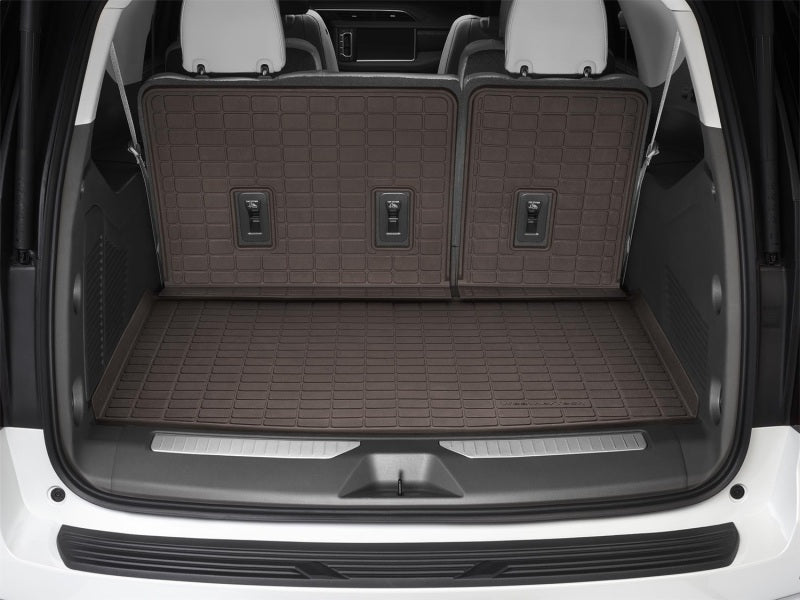 WeatherTech SeatBack Cargo Liner HP WET431466IM for 2021-2023 GMC Yukon XL, Yukon Denali XL and Chevy Suburban, Cocoa