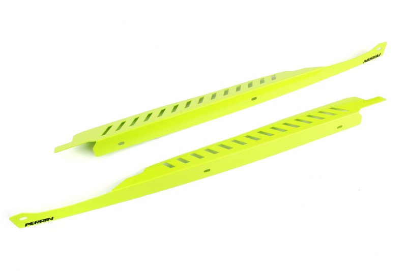 Perrin Performance Neon Yellow Fender Shroud Set for 2008-2014 Subaru WRX/STI and 2008-2011 Impreza