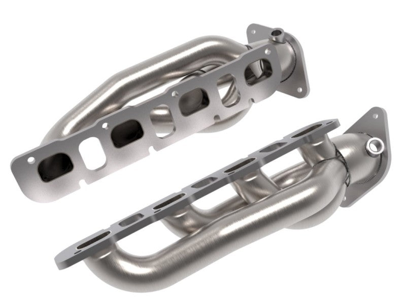 aFe Power Twisted Steel 1-7/8 Inch Stainless Steel Shorty Header for Ram 1500 TRX V8-6.2L (2021-2024)
