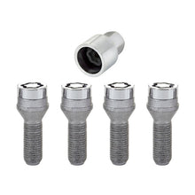 Load image into Gallery viewer, McGard Wheel Lock Bolt Set - 4pk. (Cone Seat) M14X1.5 / 19mm Hex / 31.0mm Shank Length - Chrome