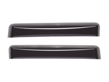 Load image into Gallery viewer, WeatherTech Rear Side Window Deflectors for Ford F-150 and F-250/F-350/F-450 * Dark Smoke Part Number WET81765IM
