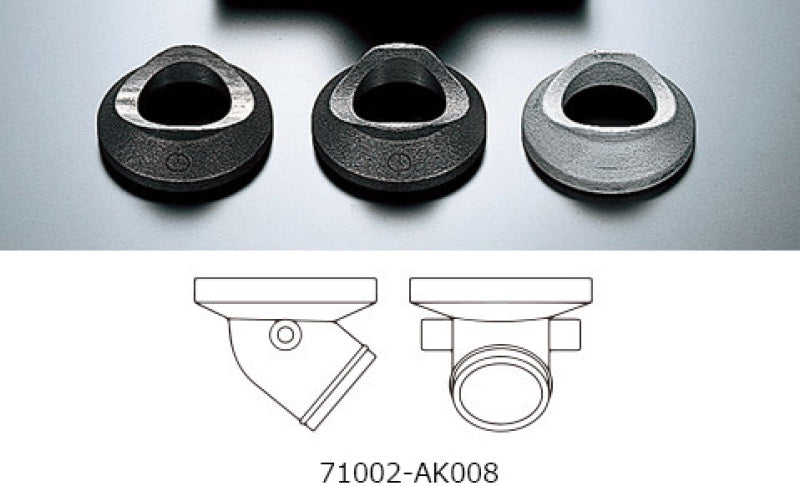 HKS 50mm Weld-on Steel BOV Flange for Turbocharged Vehicles
