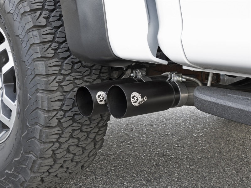 aFe Power Rebel Series 3-Inch Stainless Steel Cat-Back Exhaust System with Black Tips for Ford F-150 Raptor 2017-2020