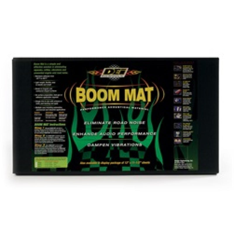 DEI Boom Mat Damping Material - 12-1/2in x 24in, 2mm Thickness, 20.8 sq ft, 10 Sheets for Automotive Noise and Vibration Control