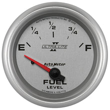 Load image into Gallery viewer, AutoMeter Gauge Fuel Level 2-5/8 Inch, 240 Ohm to 33 Ohm, Ultra-Lite II Electric Fuel Sender
