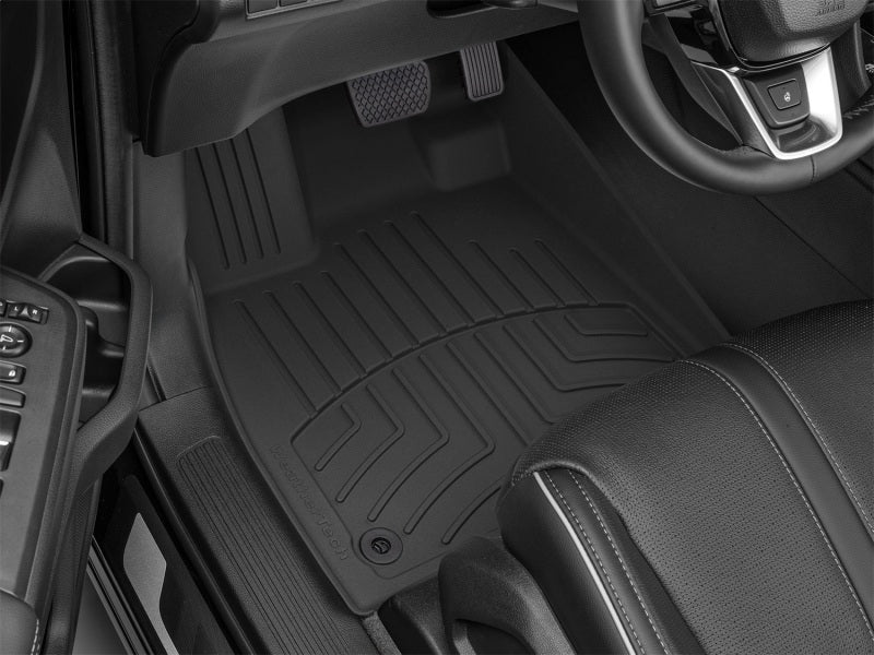WeatherTech FloorLiner HP Front Floor Mats for 2023-2024 Honda Pilot, Black, Part Number WET4417961IM