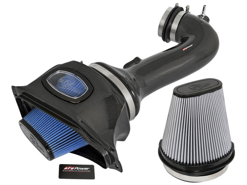 aFe Momentum Carbon Fiber Cold Air Intake System for Chevrolet Corvette Z06 (2015-2019) with V8-6.2L Engine