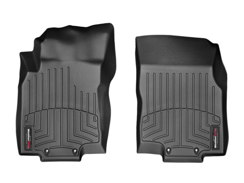 WeatherTech DigitalFit Front FloorLiners for Nissan Rogue - Black (Part #wet446301)