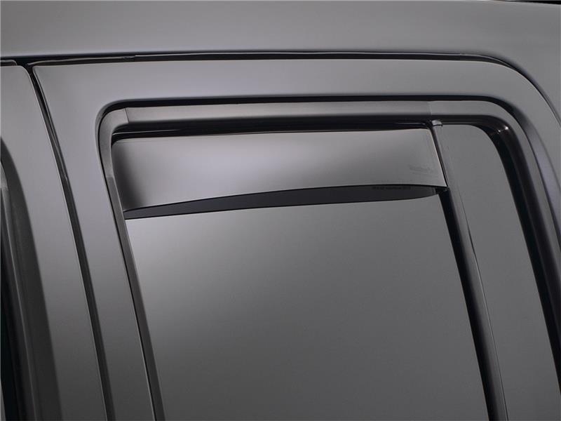 WeatherTech 81403 Rear Side Window Deflectors for 2006-2010 Dodge Charger, Dark Tint