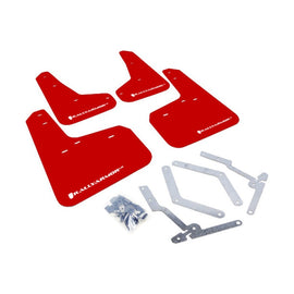 Rally Armor UR Series Red and White Logo Mud Flaps for Ford Focus (2013-2016)