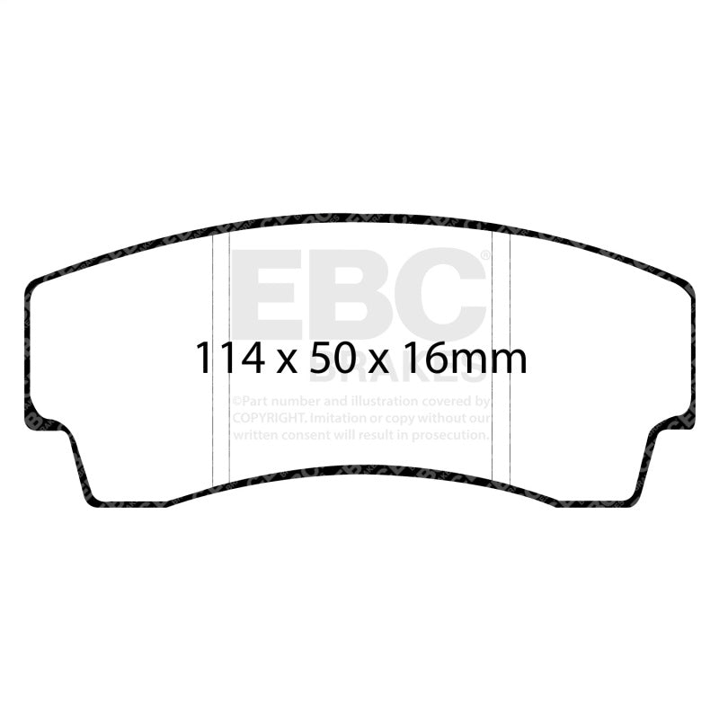 EBC Yellowstuff Rear Brake Pads DP4008R for 1999-2002 Noble M12 2.6 Twin Turbo
