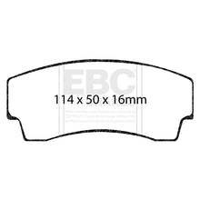 Load image into Gallery viewer, EBC Yellowstuff Rear Brake Pads DP4008R for 1999-2002 Noble M12 2.6 Twin Turbo