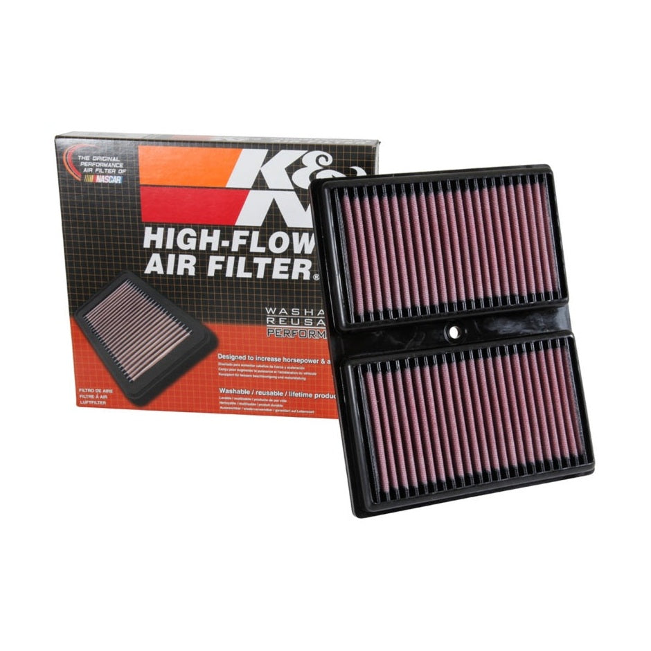 K&N Engineering Replacement Drop-In Air Filter for 2015-2017 Audi A1 1.0L L3-1.0L F/I
