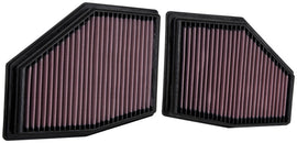 K&N Engineering High-Flow Replacement Air Filter for 2020-2022 BMW M550i, M850i xDrive, and 750i Models Part # knn33-3155
