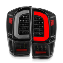 Load image into Gallery viewer, ANZO 16-21 Toyota Tacoma LED Tail Lights with Light Bar - Sequential Black Housing &amp; Clear Lens